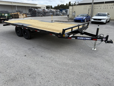 New 2026 Sure-Trac 8.5x18 10K Low Profile Deckover Flatbed Trailer
