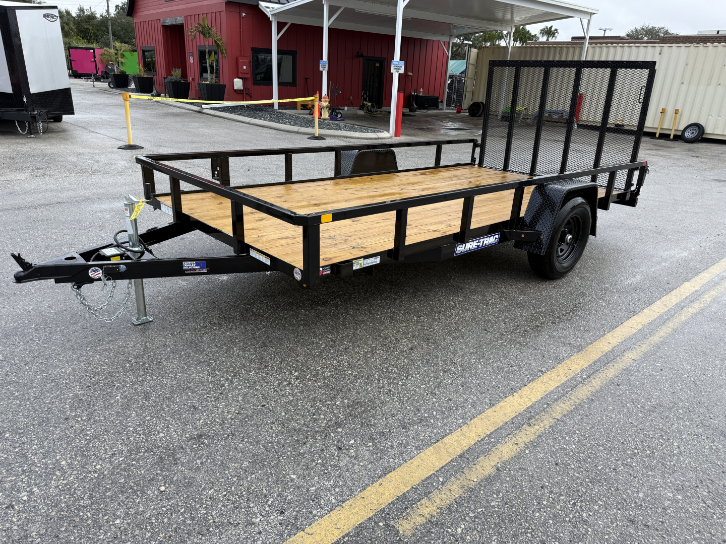 New 2026 Sure-Trac 7x14 5K Utility Trailer