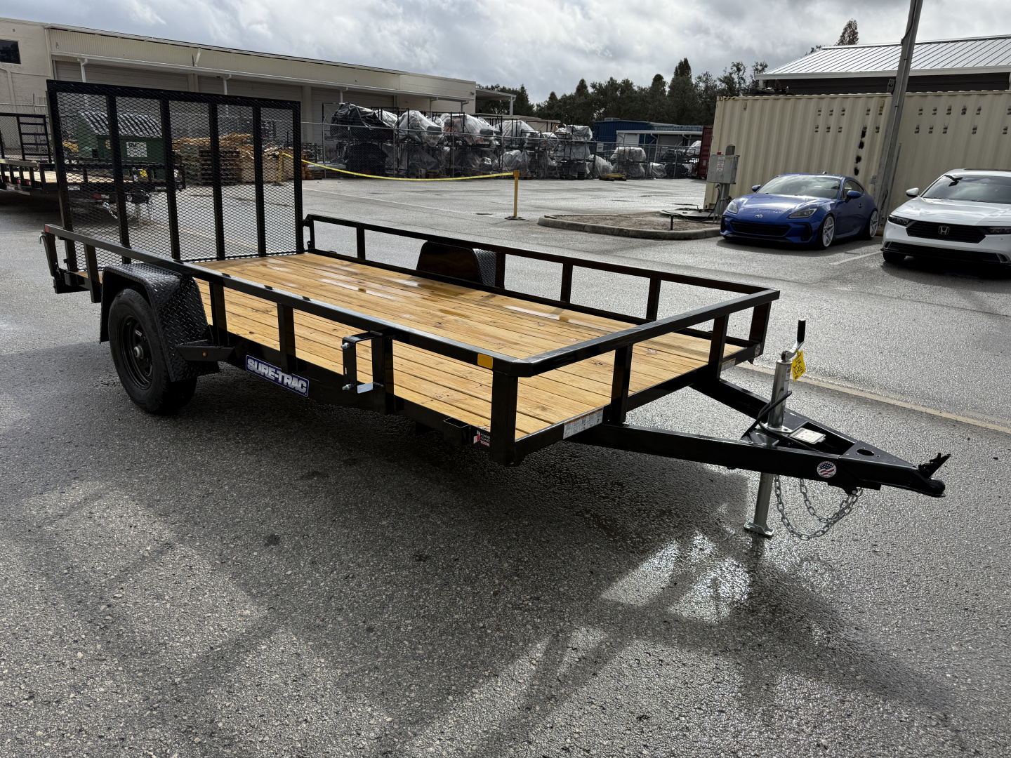 New 2026 Sure-Trac 7x14 5K Tube Top Utility Trailer