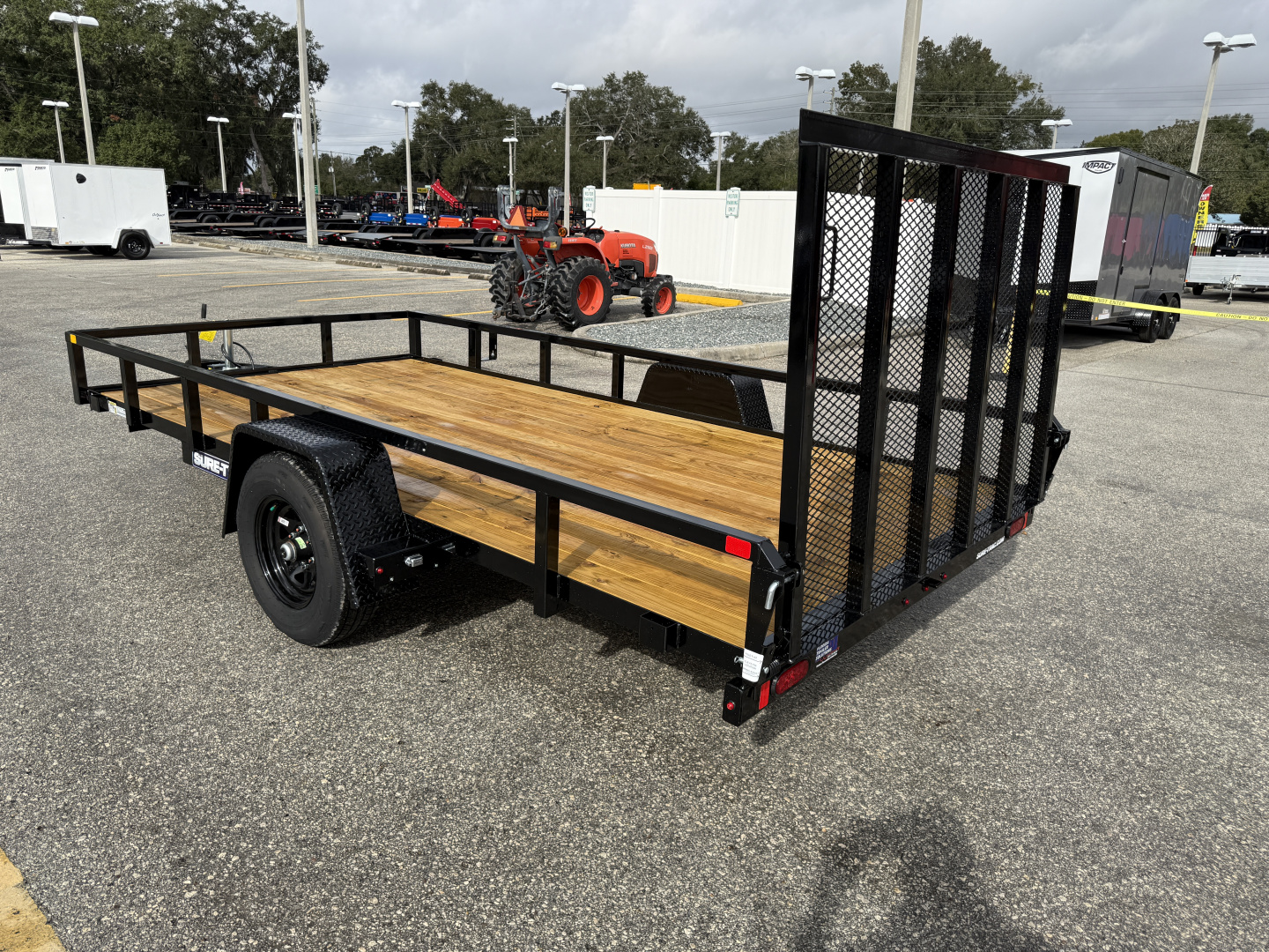 New 2026 Sure-Trac 7x14 5K Tube Top Utility Trailer