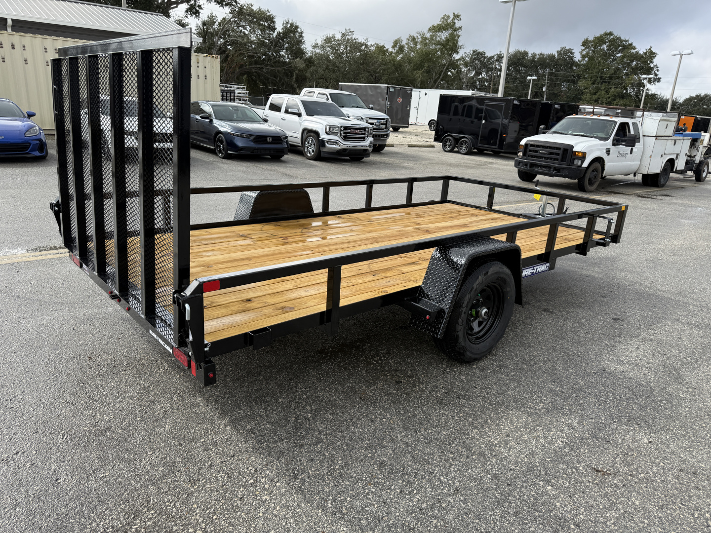New 2026 Sure-Trac 7x14 5K Tube Top Utility Trailer