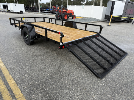 New 2026 Sure-Trac 7x14 5K Tube Top Utility Trailer