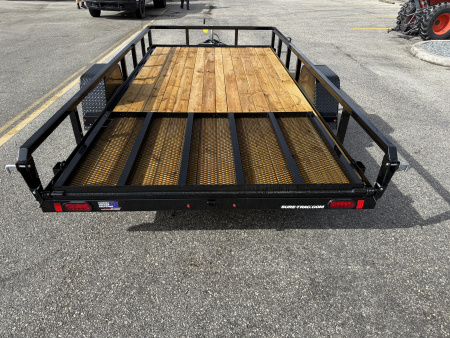 New 2026 Sure-Trac 7x14 5K Tube Top Utility Trailer