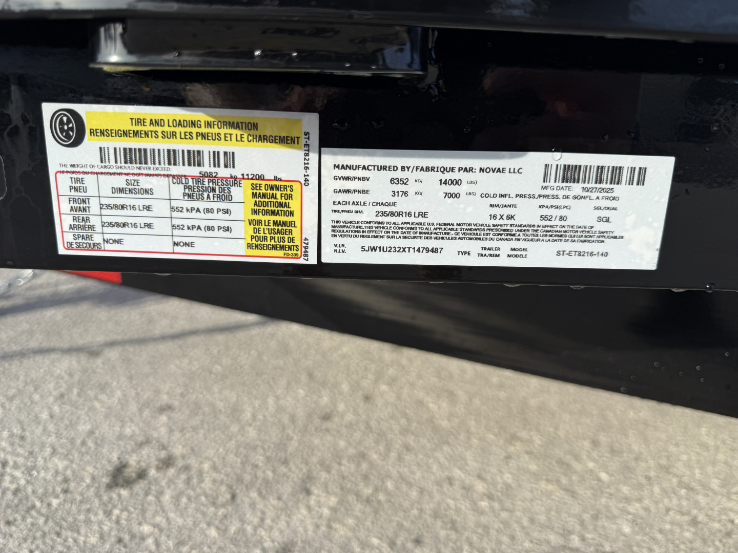 New 2026 Sure-Trac 7X16 (14+2) 14K Equipment Trailer