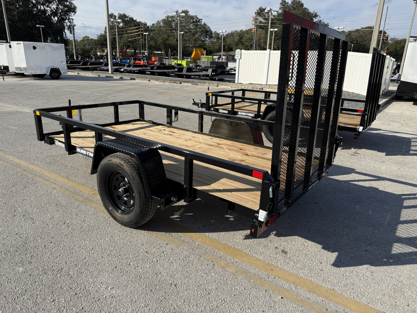 New 2026 Sure-Trac 5x10 3K Tube Top Utility Trailer