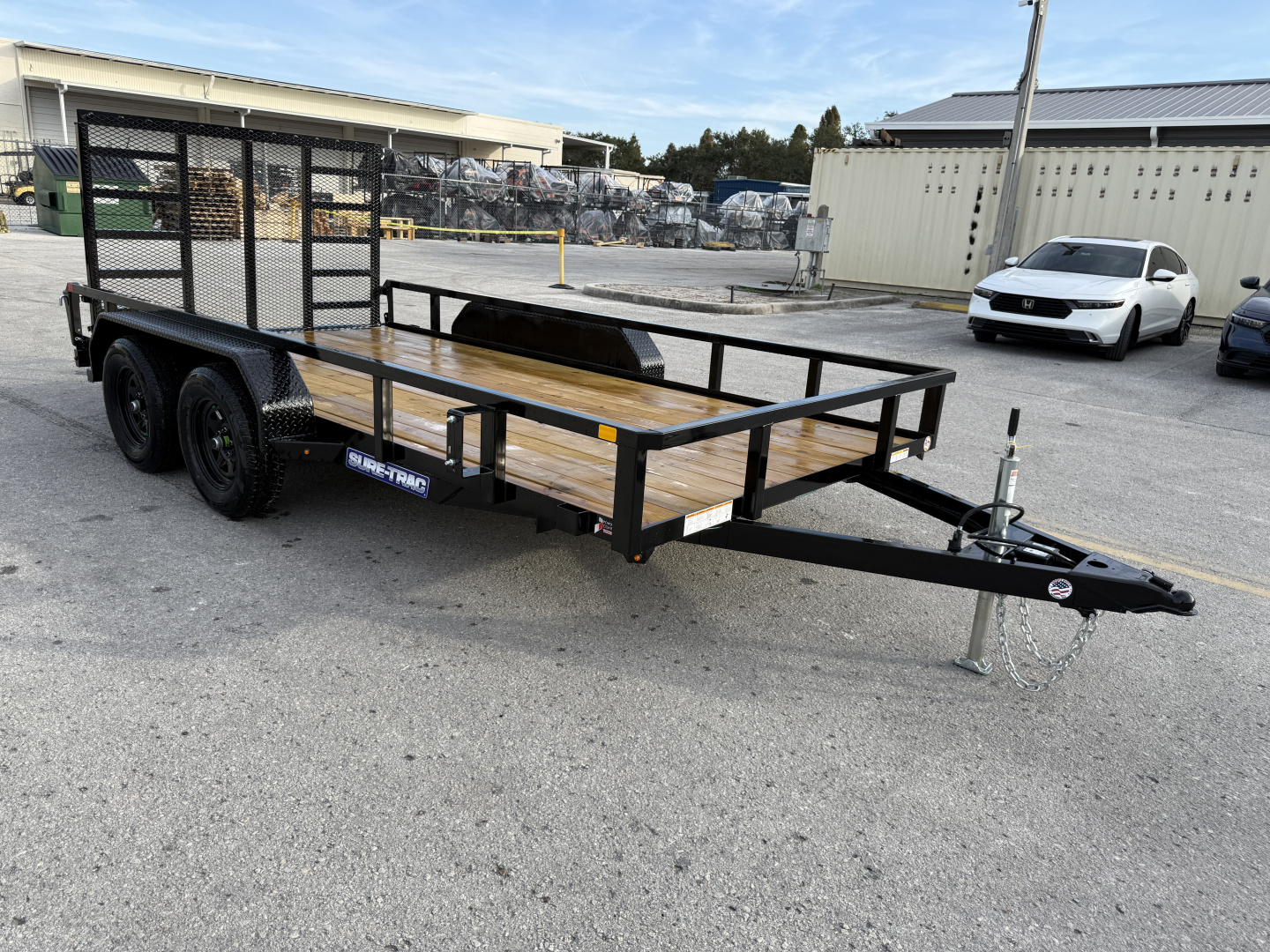 New 2026 Sure-Trac 7x14 7K Tube Top Utility Trailer