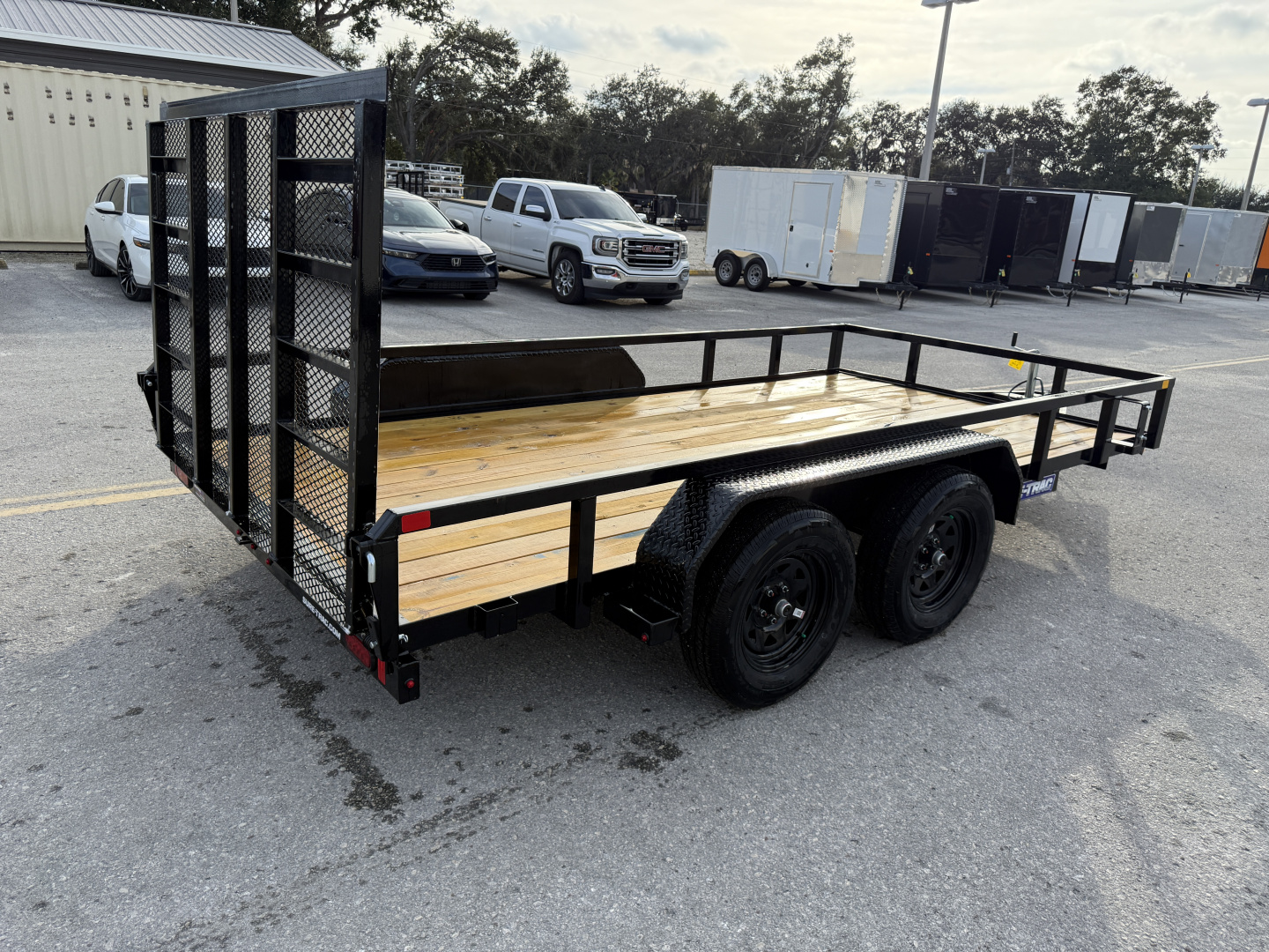 New 2026 Sure-Trac 7x14 7K Tube Top Utility Trailer