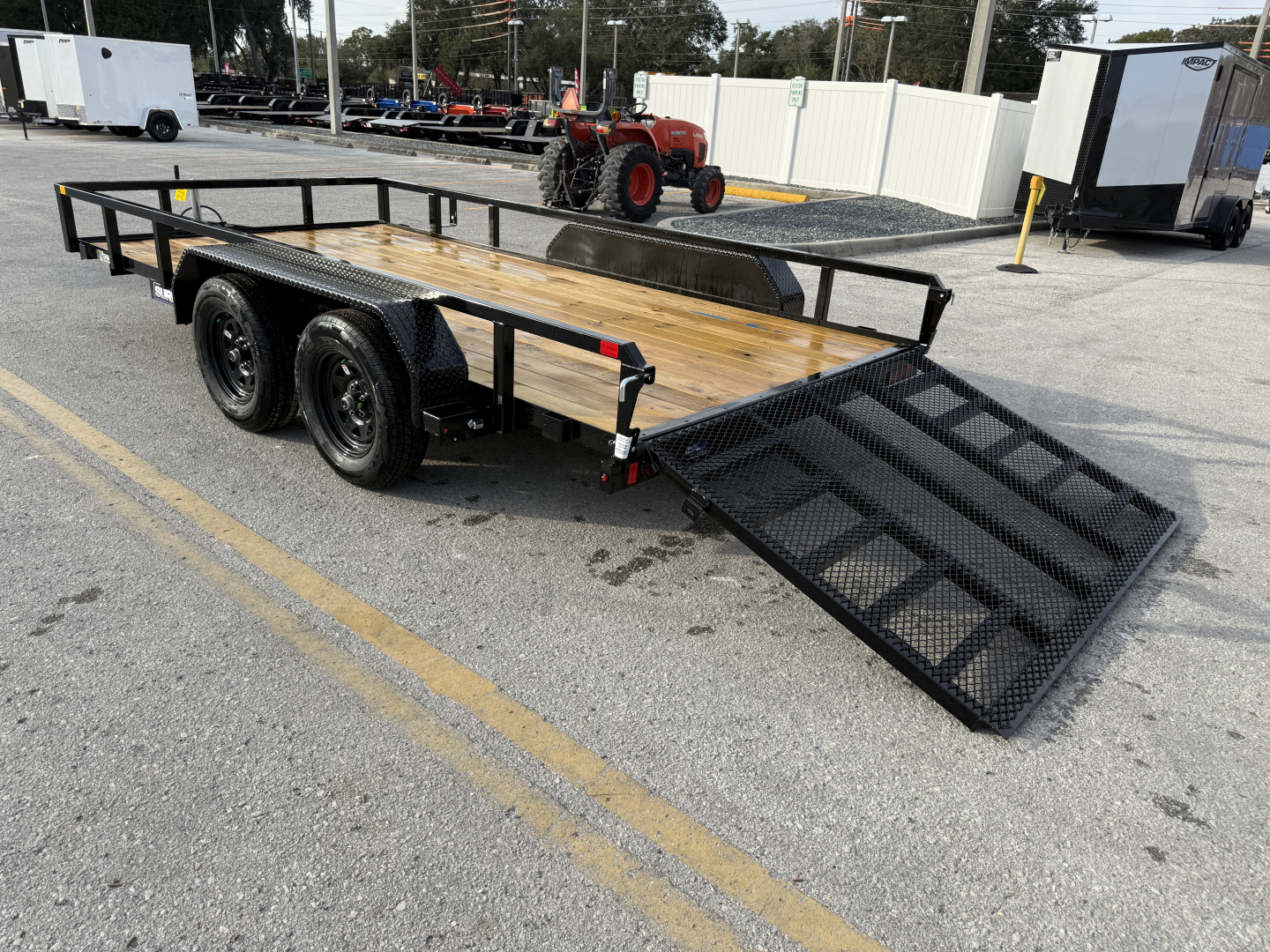 New 2026 Sure-Trac 7x14 7K Tube Top Utility Trailer