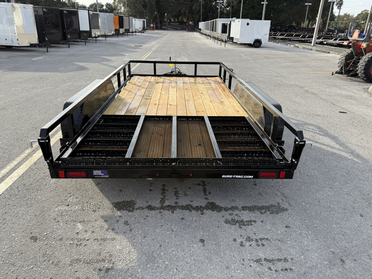 New 2026 Sure-Trac 7x14 7K Tube Top Utility Trailer