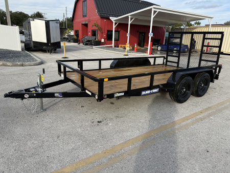 New 2026 Sure-Trac 7x14 7K Tube Top Utility Trailer