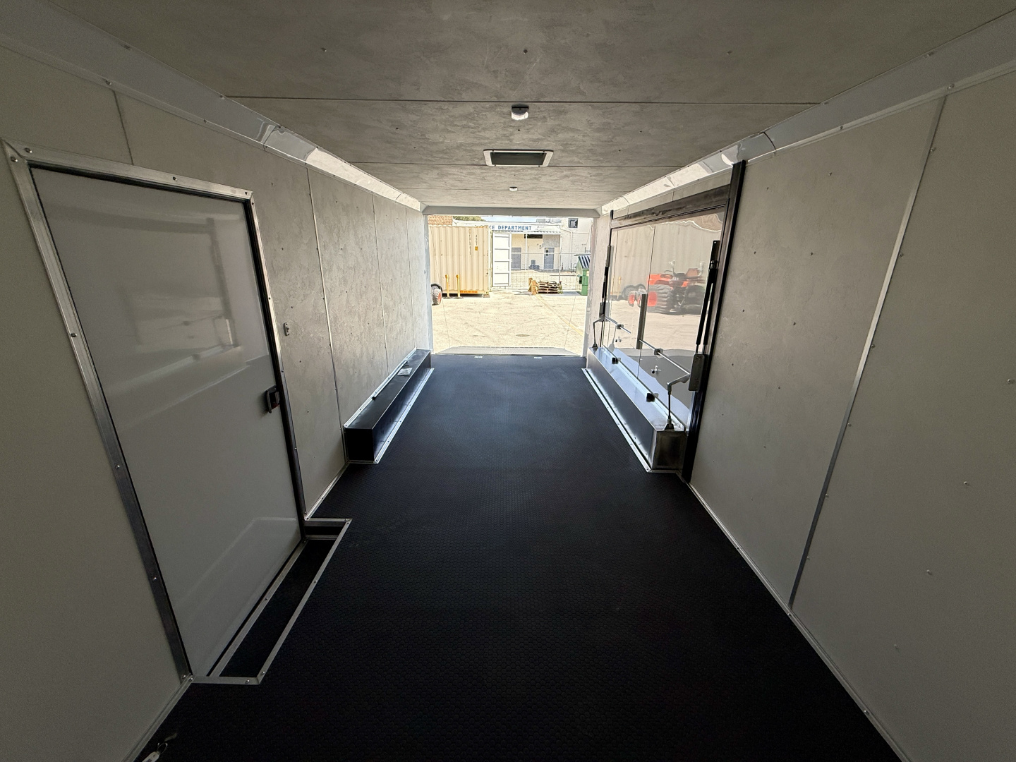 New 2026 Pace American 8.5x20 10K Black Out Rear Ramp Door W/ Ultimate Escape Door Car Hauler