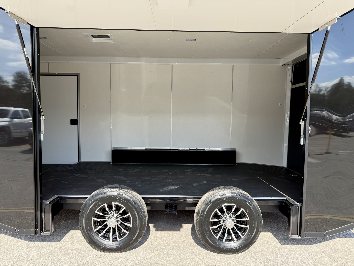 New 2026 Pace American 8.5x20 10K Black Out Rear Ramp Door W/ Ultimate Escape Door Car Hauler