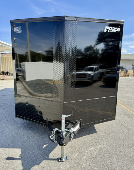 New 2026 Pace American 8.5x20 10K Black Out Rear Ramp Door W/ Ultimate Escape Door Car Hauler