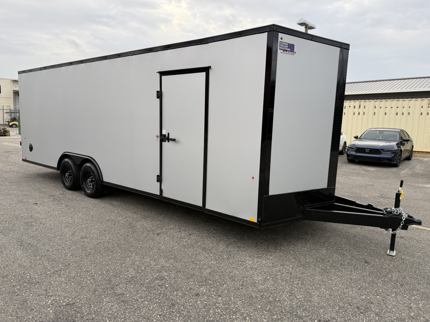 New 2026 Pace American 8.5x24 10K Black Out Rear Ramp Door Car Hauler