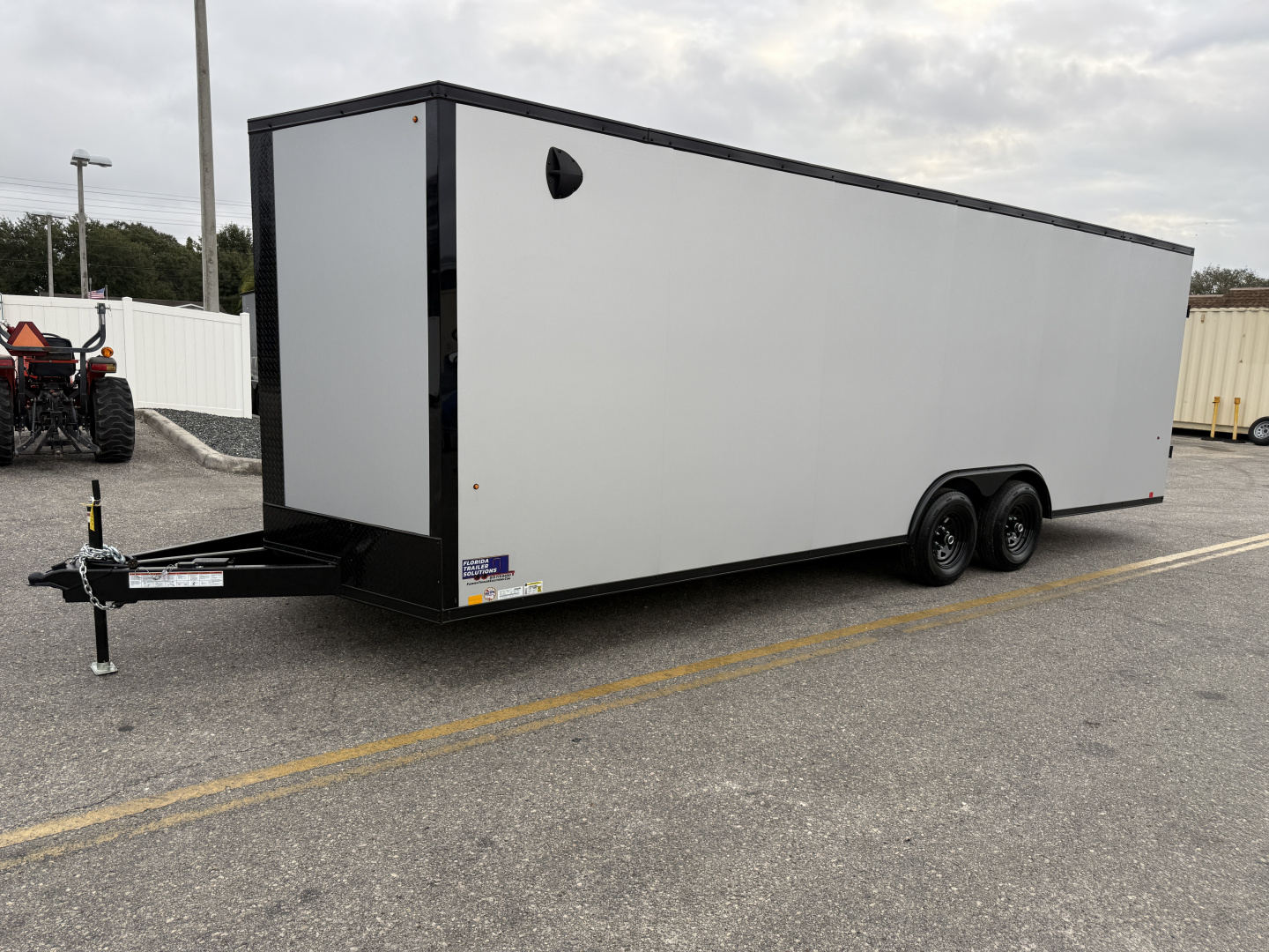 New 2026 Pace American 8.5x24 10K Black Out Rear Ramp Door Car Hauler