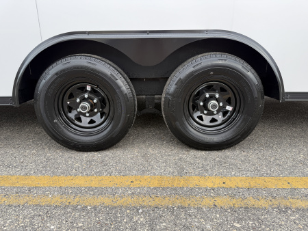 New 2026 Pace American 8.5x24 10K Black Out Rear Ramp Door Car Hauler