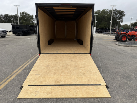 New 2026 Pace American 8.5x24 10K Black Out Rear Ramp Door Car Hauler