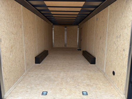 New 2026 Pace American 8.5x24 10K Black Out Rear Ramp Door Car Hauler