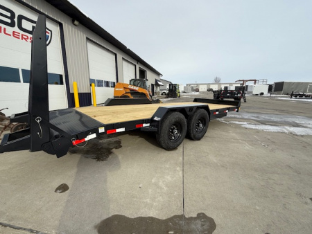 New 2026 Hillcrest 82"x18'+2' 15.4k Demco Coupler Equipment Trailer