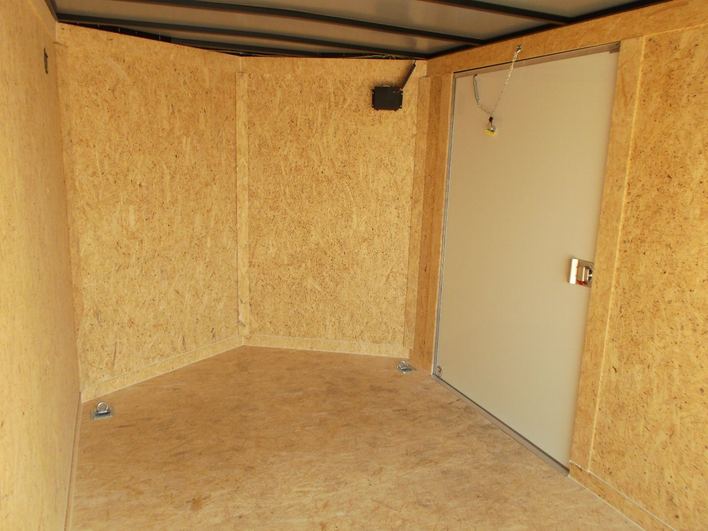 New 2026 Covered Wagon Trailers 7x14 Cargo Trailer / Enclosed Trailer / 6'6" Interior / Extra Wide Ramp / 48" RV Door / LEDs / .030 Charcoal Gray Semi-Screwless Exterior