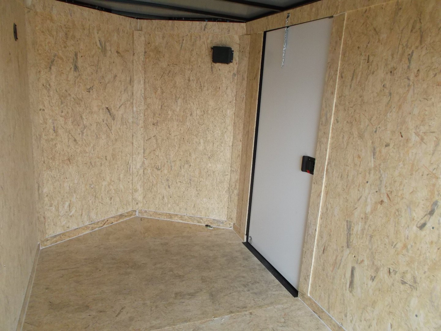 New 2026 Covered Wagon Trailers 6x10 Cargo / Enclosed Trailer / 6'6" Interior / Extra Wide Ramp / RV Side Door / LEDs / .030 Silver Semi-Screwless Exterior / Black Out Package