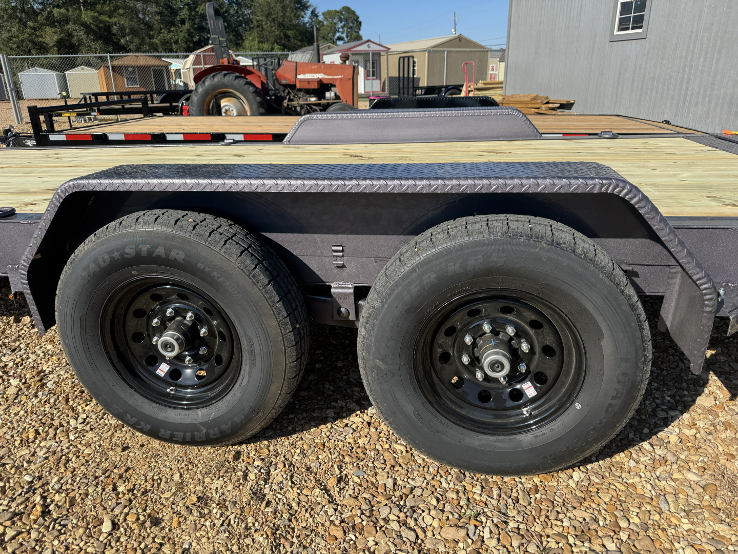 New 2026 Caliber Trailer Mfg 7x24 14K 8"I-Beam Equipment Trailer