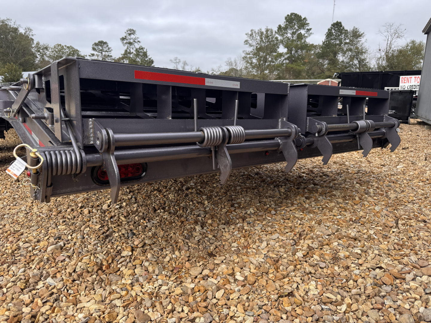 New 2026 Caliber Trailer Mfg 7x24 14K 8"I-Beam Equipment Trailer