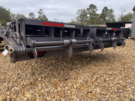 New 2026 Caliber Trailer Mfg 7x24 14K 8"I-Beam Equipment Trailer