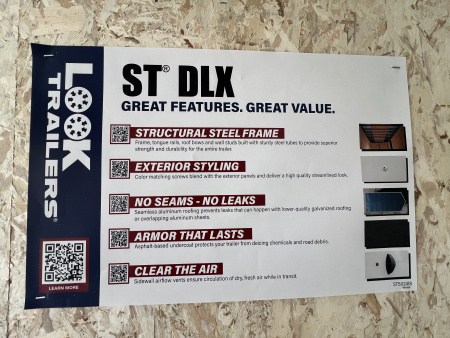 New 2026 Look Trailers 6X14 3K ST-DLX RAMP DOOR Cargo / Enclosed Trailer