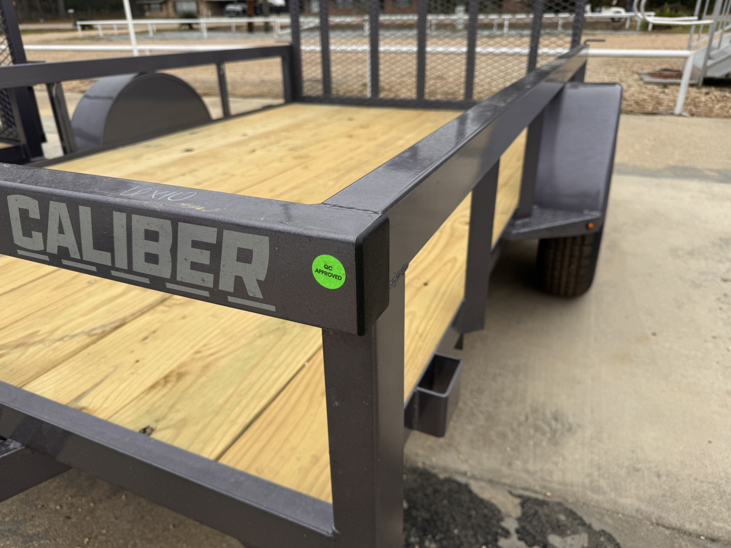 New 2026 Caliber Trailer Mfg 6x10 HD Utility Trailer