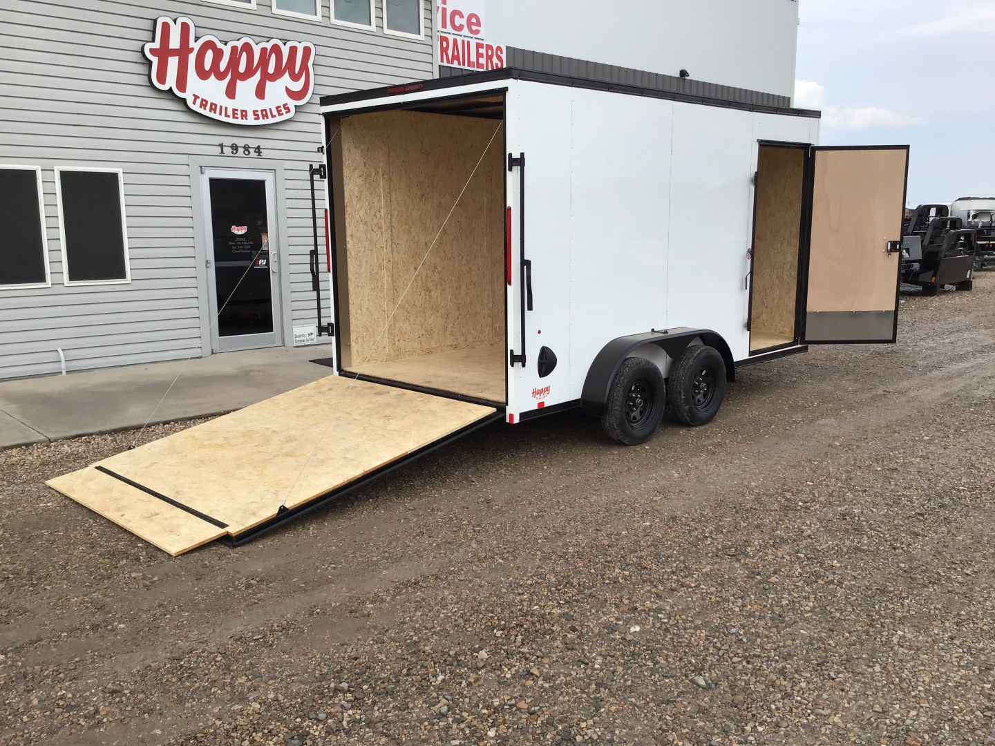 New 2026 Compass 7'x14' Enclosed Cargo Trailer - Indigo DLX