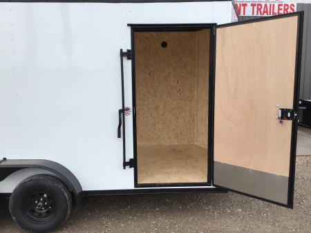 New 2026 Compass 7'x14' Enclosed Cargo Trailer - Indigo DLX