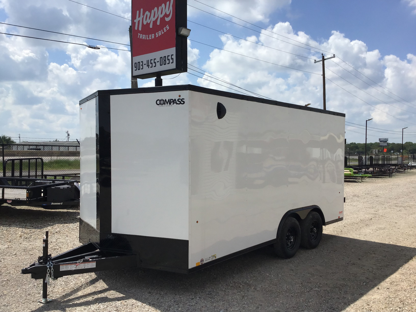 New 2026 Compass 8.5x16' Enclosed Cargo Trailer - Indigo DLX