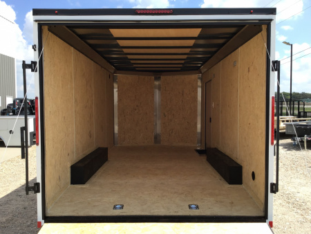 New 2026 Compass 8.5x16' Enclosed Cargo Trailer - Indigo DLX