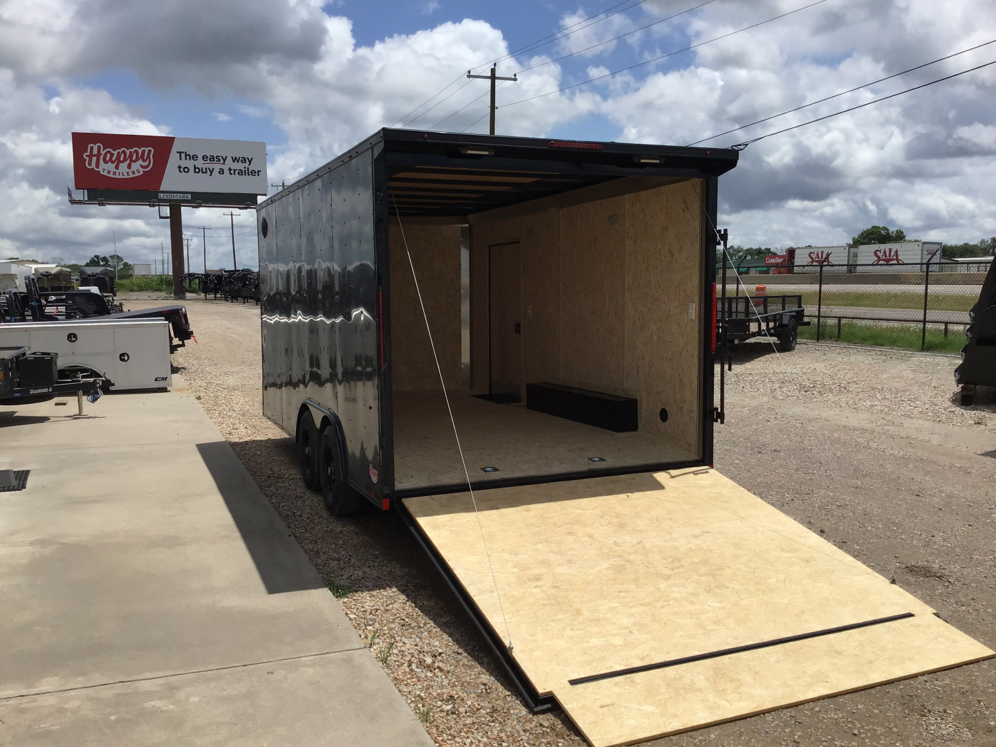 New 2026 Compass 8.5x16' Enclosed Cargo Trailer - Indigo DLX