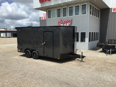 New 2026 Compass 8.5x16' Enclosed Cargo Trailer - Indigo DLX