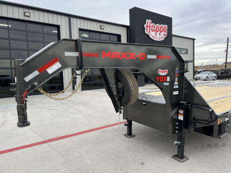 New 2026 MAXX-D 102”x32’ Gooseneck Hydraulic Dovetail Flatbed w/ Duals – YDX
