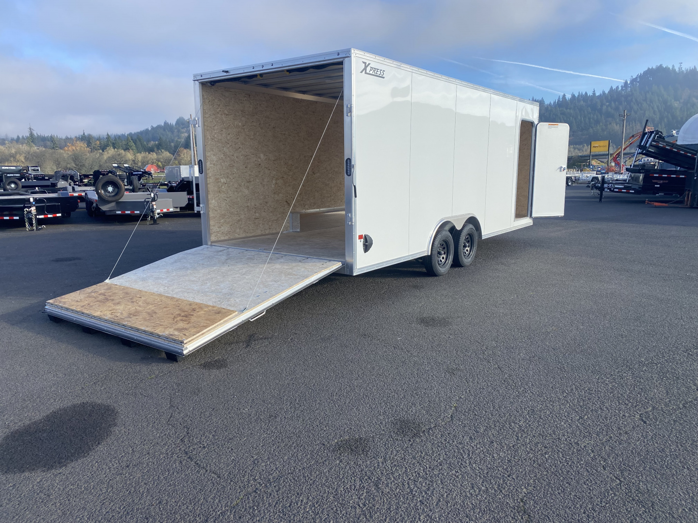 New 2026 ALCOM XPRESS 8.5x20 Aluminum Enclosed Car Hauler 7K GVWR
