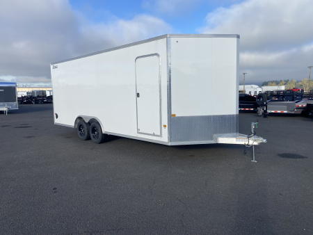 New 2026 ALCOM XPRESS 8.5x20 Aluminum Enclosed Car Hauler 7K GVWR