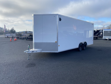 New 2026 ALCOM XPRESS 8.5x20 Aluminum Enclosed Car Hauler 7K GVWR