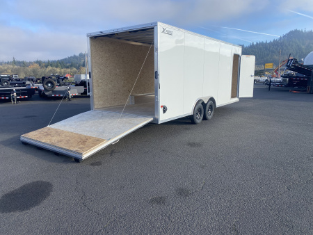 New 2026 ALCOM XPRESS 8.5x20 Aluminum Enclosed Car Hauler 7K GVWR