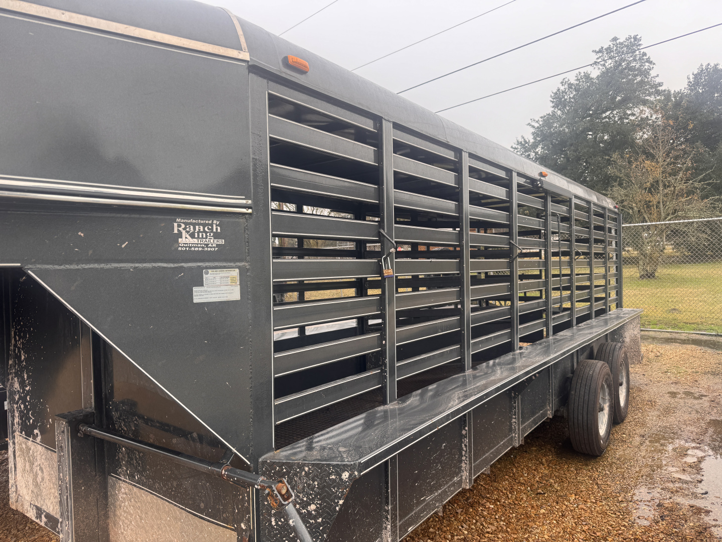 Used 2022 Calico Trailers 6x20 Stock / Stock Combo Trailer
