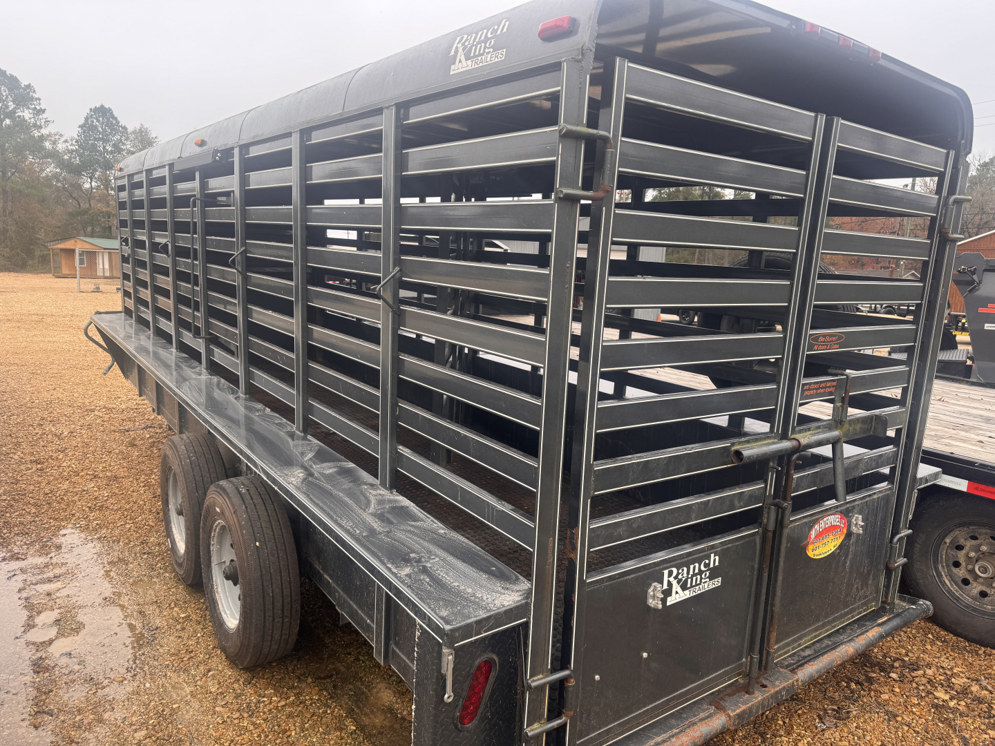 Used 2022 Calico Trailers 6x20 Stock / Stock Combo Trailer