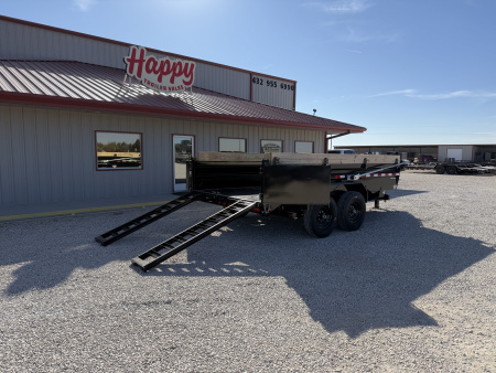 New 2026 PJ 83"x14' BP Tandem Axle Low Pro Dump w/ 24" Sides – DV