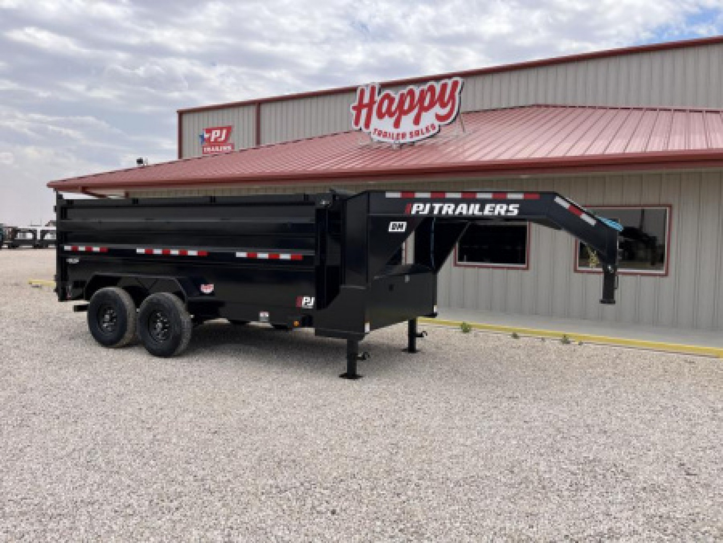 New 2026 PJ 83"x14' GN Tandem Axle Low Pro High Side Dump w/ 48" Sides – DM