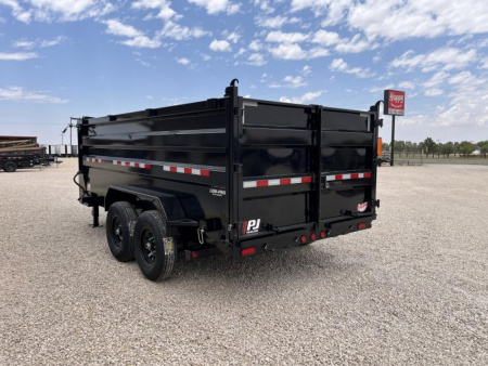 New 2026 PJ 83"x14' GN Tandem Axle Low Pro High Side Dump w/ 48" Sides – DM