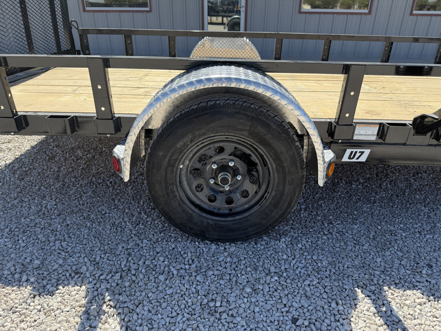 New 2026 PJ 77"x12' Single Axle Utility Trailer - U7