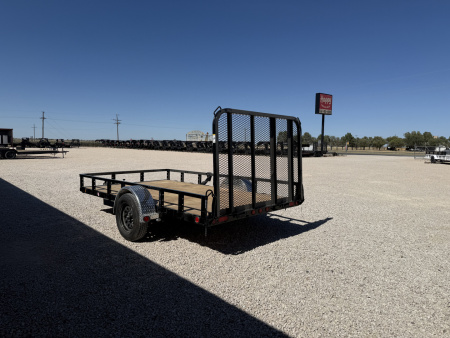 New 2026 PJ 77"x12' Single Axle Utility Trailer - U7