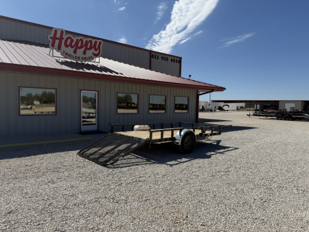 New 2026 PJ 77"x12' Single Axle Utility Trailer - U7