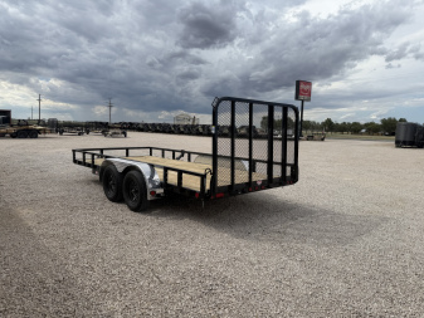 New 2026 PJ 83"x16' Tandem Axle Utility Trailer - UL